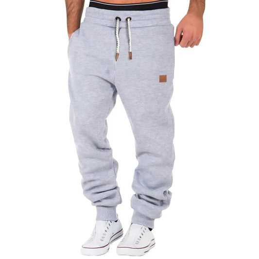 Men’s Autumn–Winter Fitness Training Drawstring Jogger Trousers