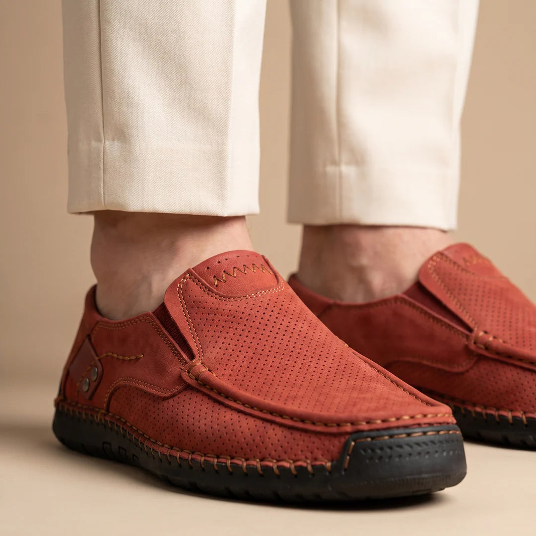 Men’s Contrast Stitch Loafers