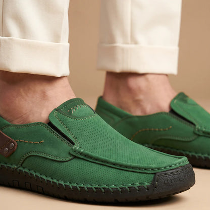 Men’s Contrast Stitch Loafers