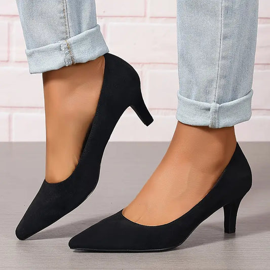 Women's Solid Heel Pumps for Women