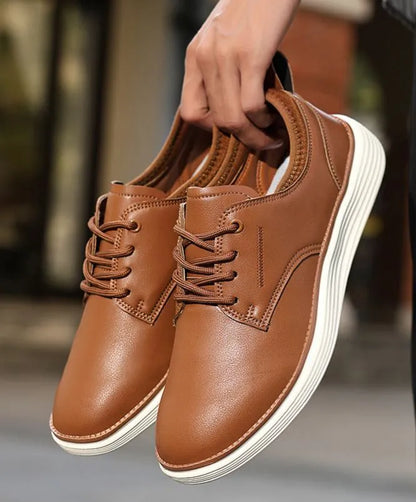 Men's Woven Brogue Lace Up Trainers