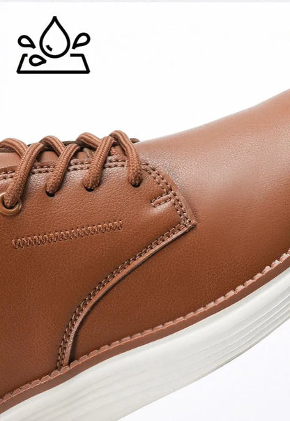 Men's Woven Brogue Lace Up Trainers
