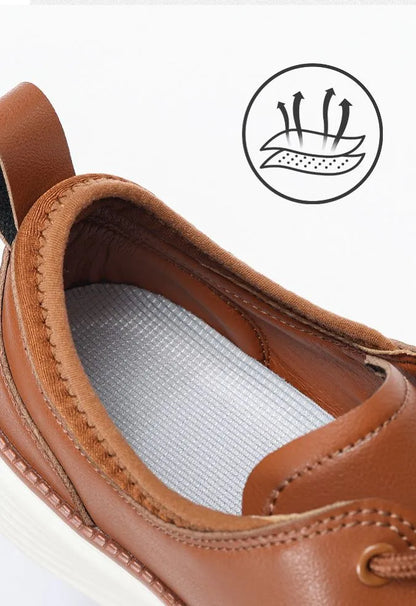 Men's Woven Brogue Lace Up Trainers