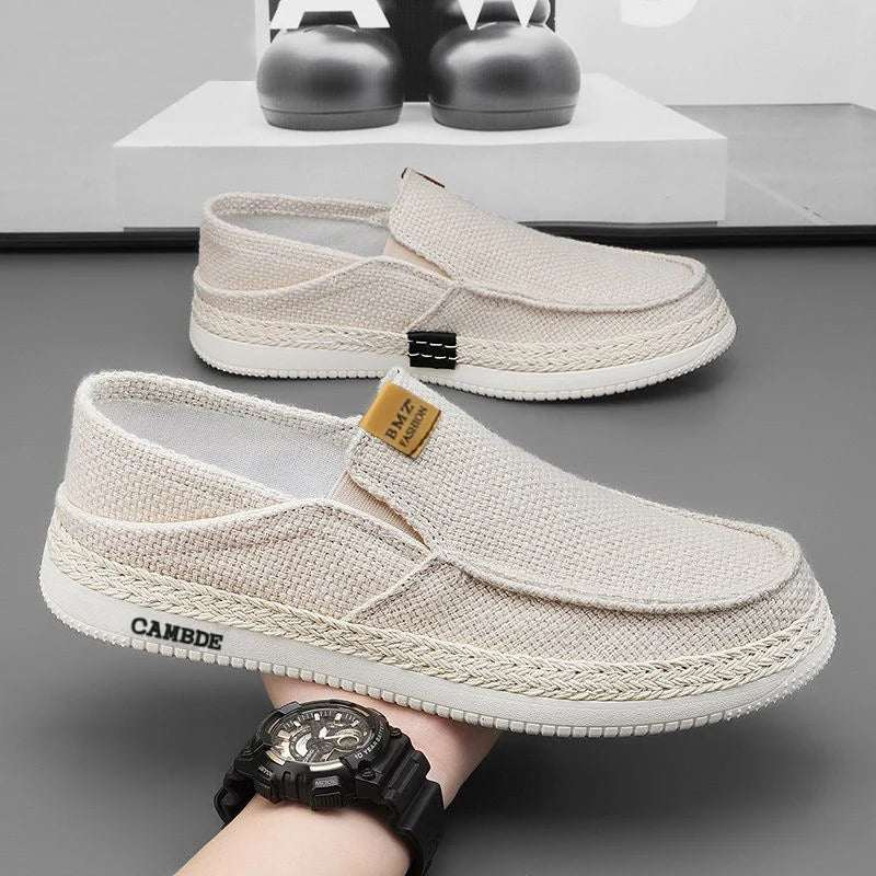 Men’s Woven Slip-On Loafers