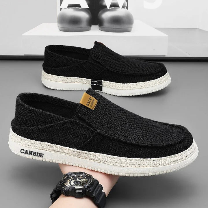 Men’s Woven Slip-On Loafers