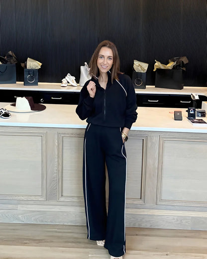 Women’s Relaxed Zip-Front Travel Jumpsuit