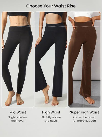 Women’s Sculpting Zip Jacket and Flare Leggings Set
