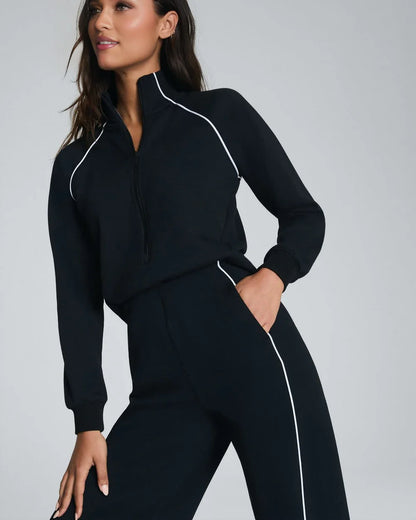 Women’s Relaxed Zip-Front Travel Jumpsuit