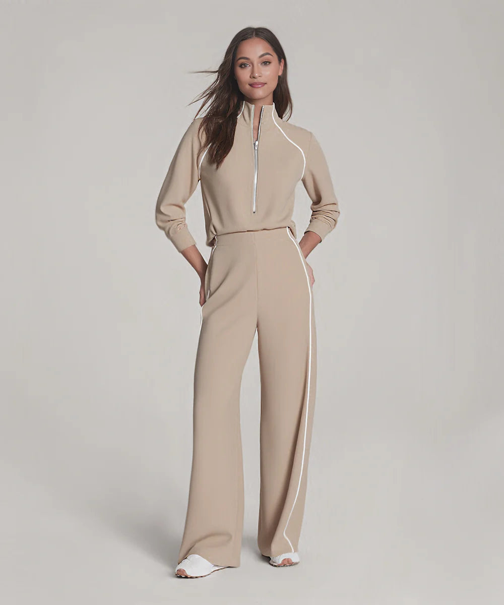 Women’s Relaxed Zip-Front Travel Jumpsuit