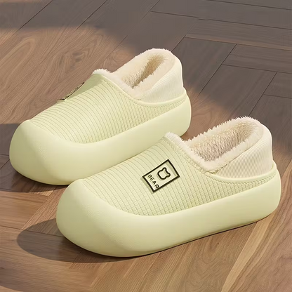 Winter Plush Slip-On Slippers