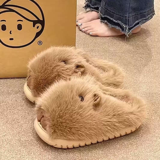 Cozy & Cute Women’s Plush Slippers