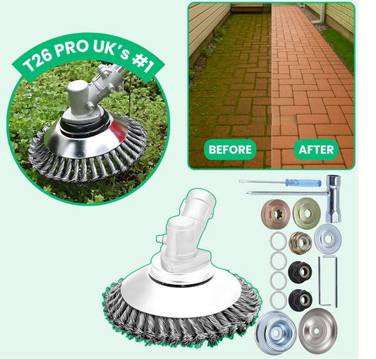Steel Coil Garden Trimmer Head Attachment