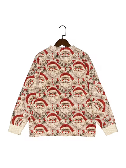 Women’s Festive Santa Claus Cardigan