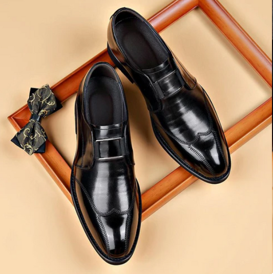 New Men's Leather-Look Sports Shoes
