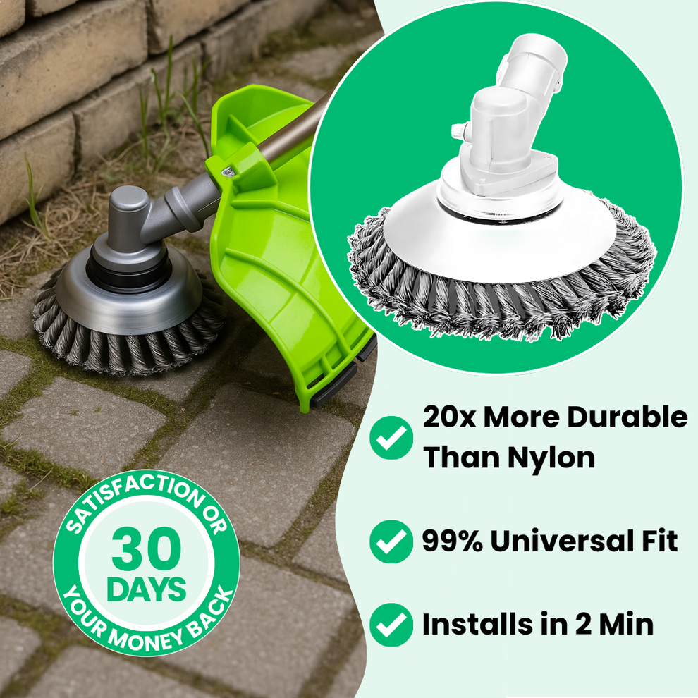 Steel Coil Garden Trimmer Head Attachment