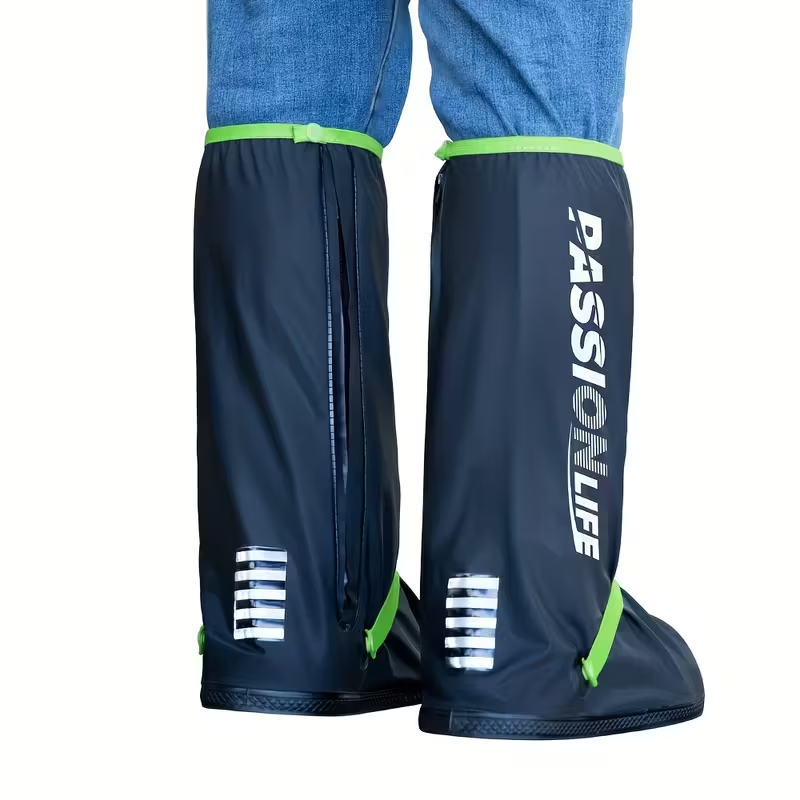 Unisex Waterproof & Snowproof High-Top Shoe Covers