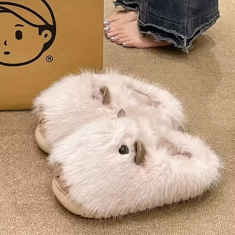 Cozy & Cute Women’s Plush Slippers