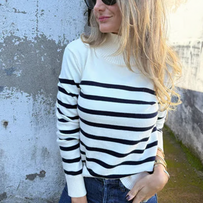 Women's Striped Knit Sweater