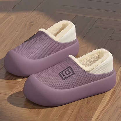 Winter Plush Slip-On Slippers