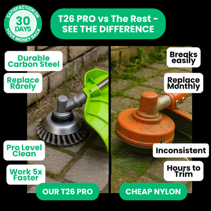 Steel Coil Garden Trimmer Head Attachment