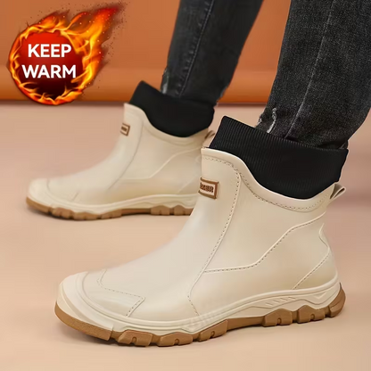 Men’s Fleece-Lined Waterproof Snow Boots