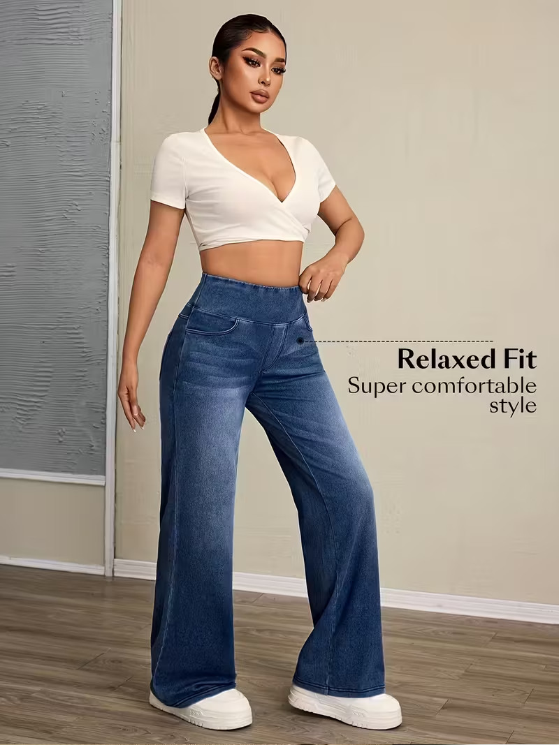 High-Waisted Wide-Leg Pants for Women