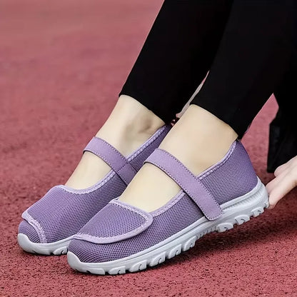 Women’s Breathable Hook-and-Loop Comfort Trainers