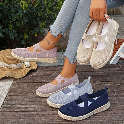 Women’s Breathable Anti-Slip Casual Knit Shoes