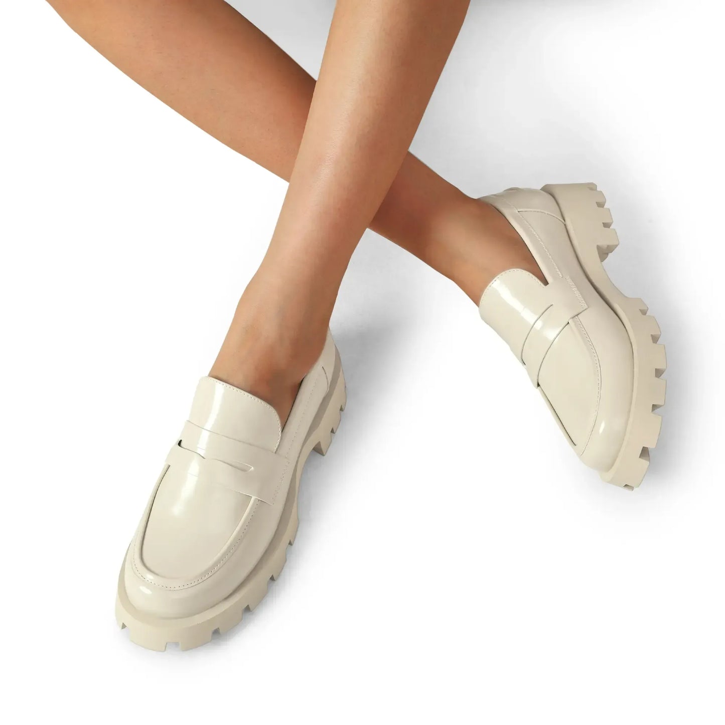 Women's Chunky Sole Casual Loafers
