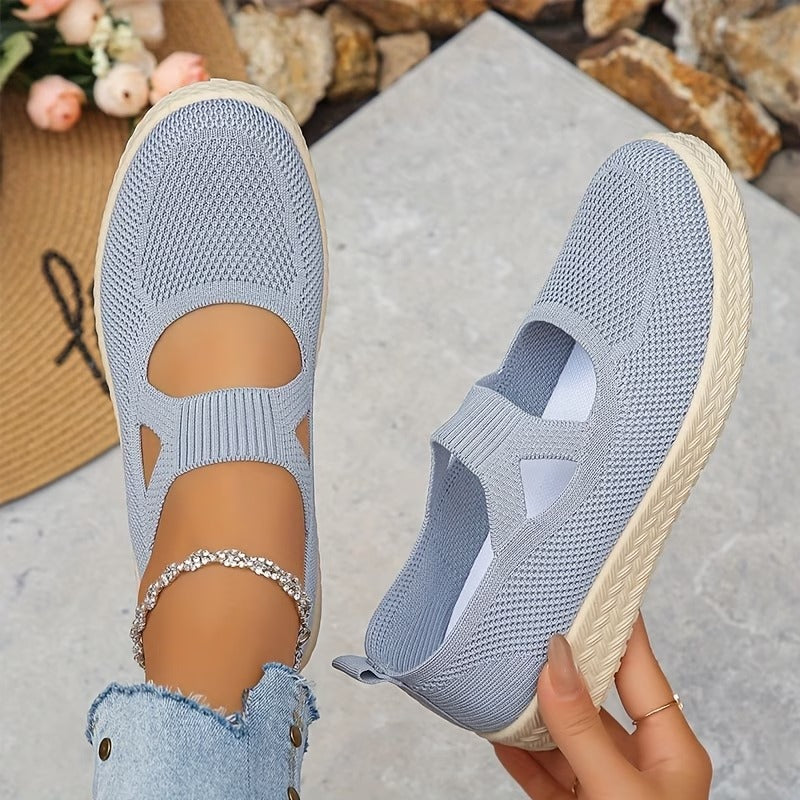 Women’s Breathable Anti-Slip Casual Knit Shoes