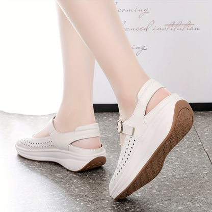 Women’s Breathable Platform Comfort Strap Shoes