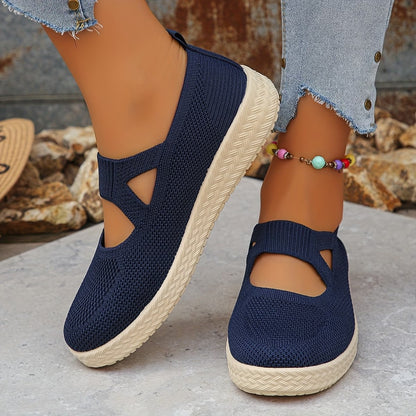 Women’s Breathable Anti-Slip Casual Knit Shoes