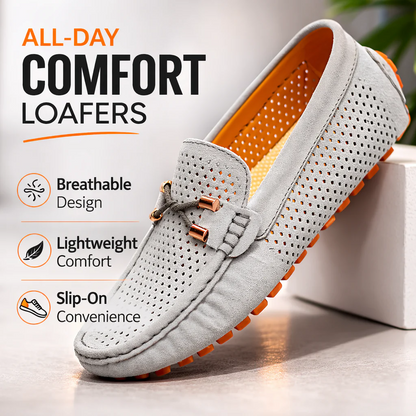Breathable Slip-On Driving Loafers for Men