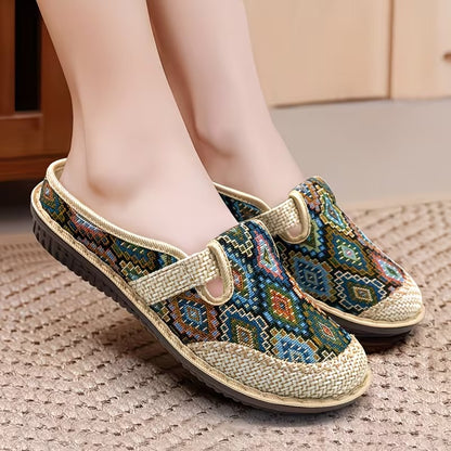 Women’s Breathable Linen Slip-On Comfort Shoes