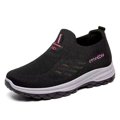 Women’s Breathable Slip-On Knit Trainers