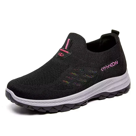 Women’s Breathable Slip-On Knit Trainers