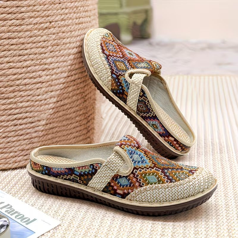 Women’s Breathable Linen Slip-On Comfort Shoes