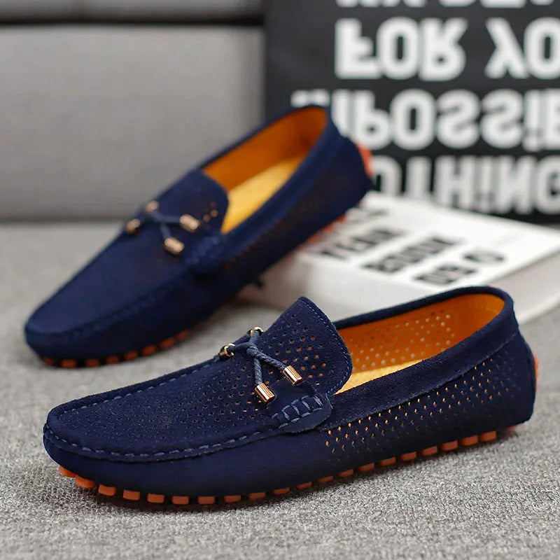 Breathable Slip-On Driving Loafers for Men