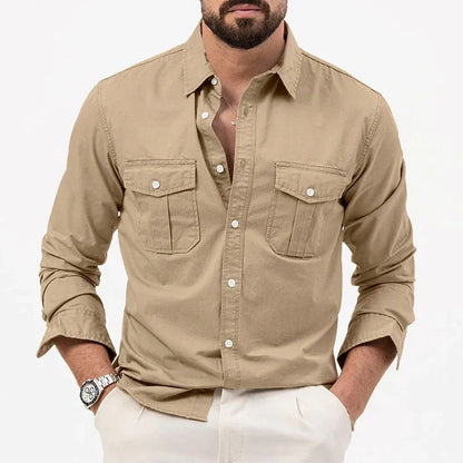 Men’s Classic Utility Button-Up Shirt 🔥