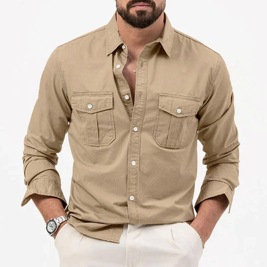Men’s Classic Utility Button-Up Shirt 🔥