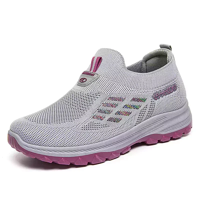 Women’s Breathable Slip-On Knit Trainers