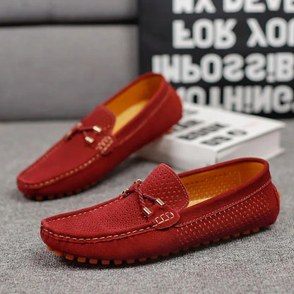 Breathable Slip-On Driving Loafers for Men