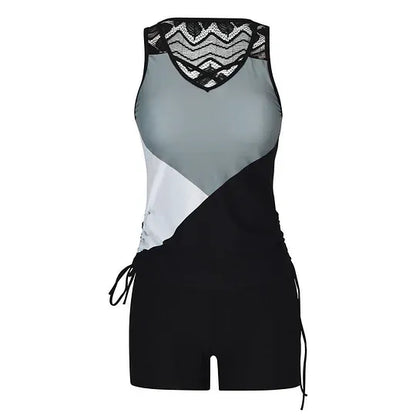 Women’s Printed Tankini Swimsuit Set