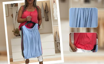 Women’s Tummy-Control Flowy Sleeveless Top with Hidden Support