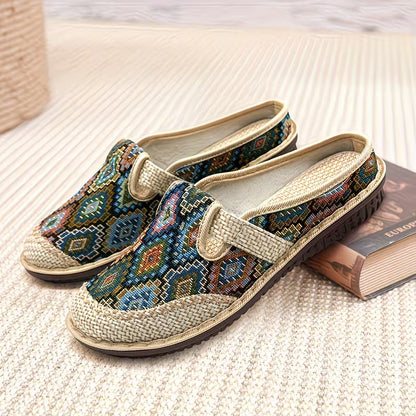 Women’s Breathable Linen Slip-On Comfort Shoes