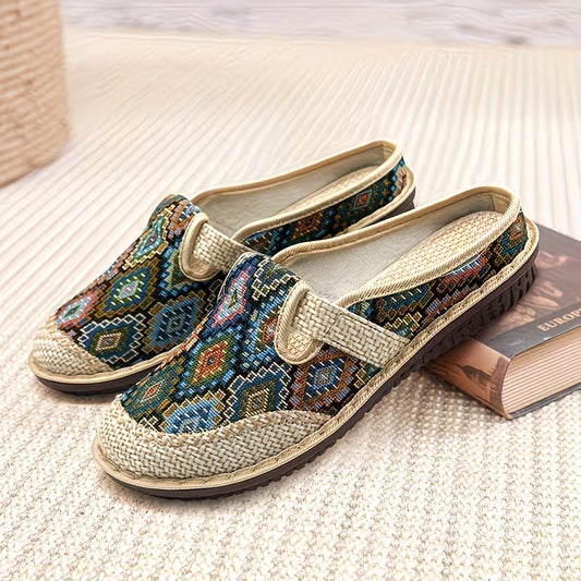 Women’s Breathable Linen Slip-On Comfort Shoes