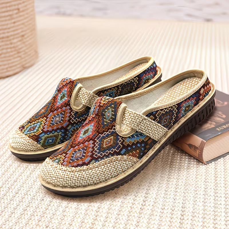 Women’s Breathable Linen Slip-On Comfort Shoes