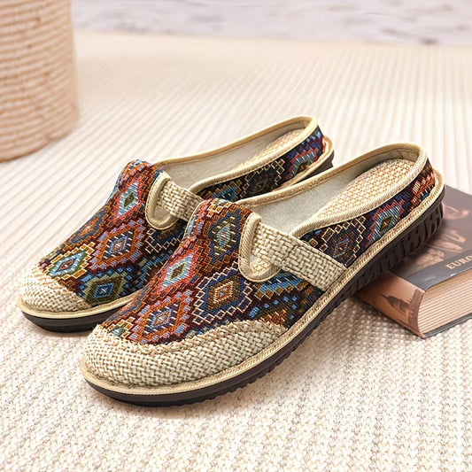 Women’s Breathable Linen Slip-On Comfort Shoes