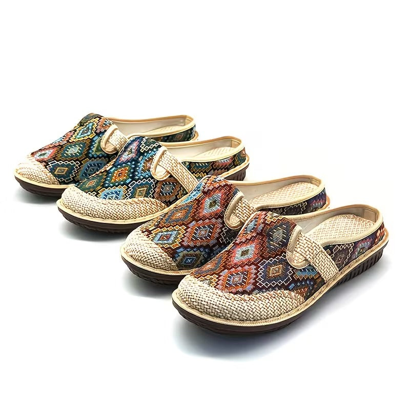 Women’s Breathable Linen Slip-On Comfort Shoes