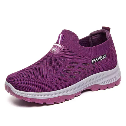 Women’s Breathable Slip-On Knit Trainers